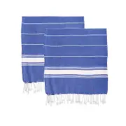 Nicola Spring Turkish Cotton Towel Set - Navy - Pack Of 4