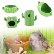 4Pcs Ceramic Hamster Hideout Hamster House for Chipmunk Chinchilla Squirrels