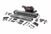 Rough Country Can-Am Defender 12" Recessed Bumper LED Kit BLK Ser 16-22 Defender