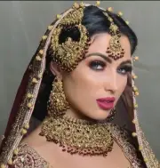 New Handmade Maharani Aatish Guleband Mala Indian Pakistani Bridal Jewellery set