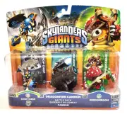 Skylanders Giants 3 Pack Chop Chop Dragonfire Cannon and Shroomboom Series 2