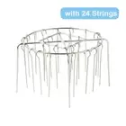Vertical Air Fryer Skewer Stand Stainless Steel Barbecue Skewer Bracket