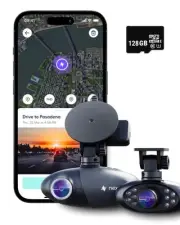 Pro Dash Camera for Cars | Compact Dash Cam Front and Inside View with Night ...