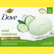Dove Go Fresh Beauty Bar, Cool Moisture, 3.75 oz., 16 ct.