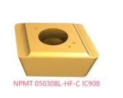10 PCS ORIGINAL INSERTS NPMT 050308L-HF-C IC908