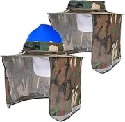 [Generic] Sun Shade Hard Hat | Sun Visor Neck Shade | UV Protection Helmet Face Scarf with Reflective Strip for Hiking Outdoor Fishing Beach Vacation