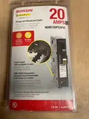 Square D HOMELINE Combination AFCI Circuit Breaker HOM120PAFIC