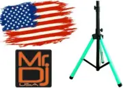 MR DJ SS850LED Color Speaker Stand Bright LED Color Changing Lighting Remote