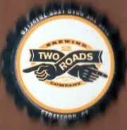 USA Plastic Lined Beer Crown Bottle Cap: Two Roads Brewing