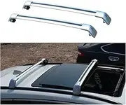 2Pcs Roof Bars Compatible for Hyundai Tucson L NX4 SUV 2020-2024 Aluminum Alloy Side Bars Cross Rails Roof Rack Luggage(Style c)