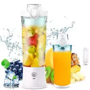 600ml Portable Blender Juicer Cup USB Rechargeable Smoothies Mixer Fruit Machine