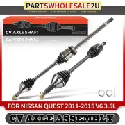 2Pcs Front Driver & Passenger CV Axle Assembly for Nissan Quest 2011-2015 3.5L (for: Nissan)