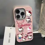 【HELLOKITTY貓】IPHONE15蘋果14PRO手機殼XR/XS/8PLUS可愛13/7半包12/6S防摔11P