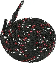 2 Pairs Shoe Laces Polka Dots Flat Shoelaces Double Color Twill Shoe Strings for Casual Sneakers