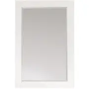 Vinnova Grayson 24" Bathroom Vanity Framed Wall Mirror in White
