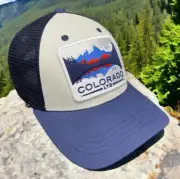 Colorado LTD Denver Limited Mountain Skyline Hat Cap SnapBack Mesh Trucker Style