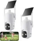 Solar Security Cameras Wireless Outdoor, 2K Battery for Home Security, 2.4GHz 2-