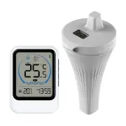 MK8007A Wireless Digital Pool Thermometer Floating Sensor LCD Display Indoor Outdoor Water Temperature Monitor Aquarium