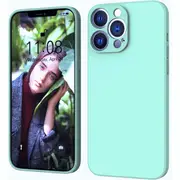 MCC iPhone 15 Pro Max Soft Liquid Silicone Shockproof Case Cover Apple ProMax [Mint]