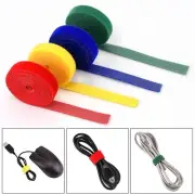 Hook and Loop Strap Reusable Cable Ties TV PC Tidy Organizer Garden Ties