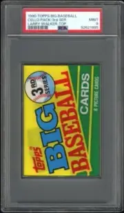 1990 Topps Big Baseball Cello Pack LARRY WALKER Rookie - Top PSA 9 Mint RARE!!