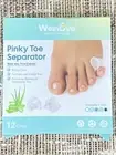 Gel Toe Separator,12 Pk,Pinky Toe Spacers,Aloe Vera Extract Infused Silic.*READ*