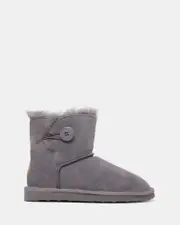 Button Ugg Dark Grey