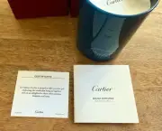 Cartier Blue Panthere Aroma Perfume Candle, New in Box