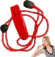 Marine Safety Whistle, High-Decibel Kayaking Whistle with Lanyard, Waterproof Camping Gear, Dog Training Accessories for Walking
