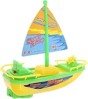 VICASKY Bath Speed Boat Toy Bathtub for Bath Toy for Children Nativity Toys for Summer Toys Bath Toy Bathroom Toy Shower Toy Sailboat Bath Toy Cartoon Plastic