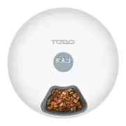 TODO Automatic Pet Feeder 180ml x6 Meal Digital Lcd Dog Cat Food Bowl Timer W...