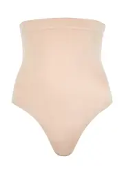 Spanx Suit Your Fancy High-waisted Thong - Beige - S S