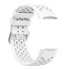 Watch Strap Silicone Strap Breathable Belt with Holes for Fitbit Charge 6/5