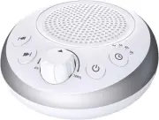 Loud Sound Brown Noise Machine White White, Black, Wood