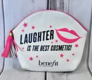 NEW Benefit San Francisco Cosmetics- Laughter Is The Best Cosmetic Makeup Bag
