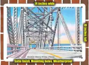 Metal Sign - Florida Postcard - Sunshine Skyway Bridge, Florida 5