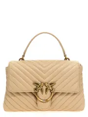 [Pinko] Pinko-Love Lady Puff Classic Borse A Mano Beige-Donna OS