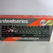 SteelSeries Apex Pro Mini Wireless HyperMagnetic Gaming Keyboard NEW! Not Sealed