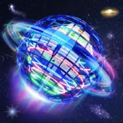 Flying Orb Ball Toy Hover Ball Boomerang Fidget Spinner Nebula Mini Drone Gift