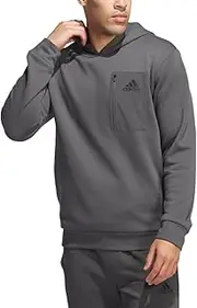[adidas] Men’s Regular Fit Kangaroo Pockets Hoodie