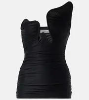 [Christopher Esber] Christopher Esber Salacia ruched top AU 8 black
