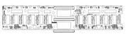 SuperMicro BPN-SAS-939H CSE939 MicroCloud (12 node) hotswap backplane