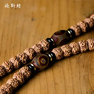 五瓣小金剛菩提子手鏈 藏族飾品男女佛珠手串 108顆佛珠念珠