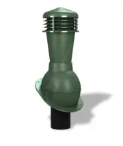 Attic Wind Shingle Metal Roof Vent Non-Insulated Exhaust Ventilator Green NEW