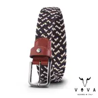 在飛比找蝦皮商城優惠-VOVA 義大利沃汎 休閒型男牛皮編織三色穿針皮帶 VA01