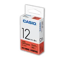 在飛比找Yahoo奇摩購物中心優惠-CASIO 卡西歐 XR-12RD1 12mm 紅底黑字 標