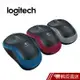 羅技（Logitech）M185滑鼠 無線滑鼠 辦公滑鼠 對稱滑鼠 黑色紅邊 帶無線2.4G接收器