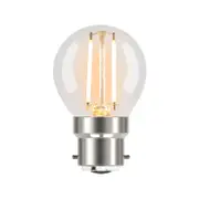 Luce Bella Round Filament B22 LED 250 Lumen Warm White 2W Globe 2Pk