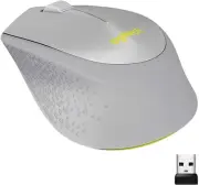 Logitech M330 Silent Plus Mouse - Grey/Yellow