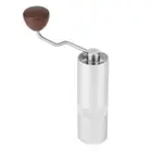 (Silver )Household Portable Manual Coffee Mill Grinder Hand Crank Kitchen AU